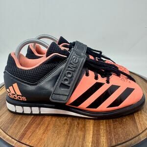 Adidas Powerlift 3 Weightlifting Shoes Sunglow and Black Women's Size 8 AQ3333